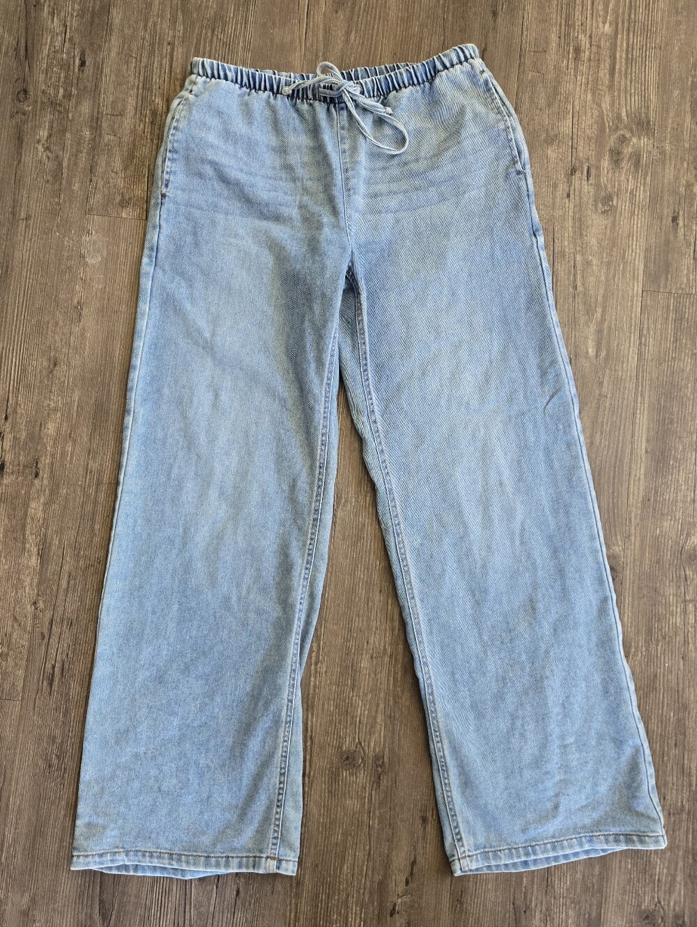 Vanilla Star Wide Leg Light Wash Denim